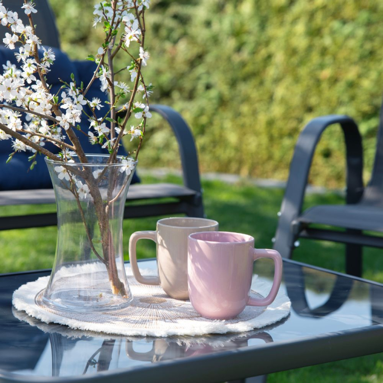 Wazon szklany 19,5cm wzór 1 RAVI